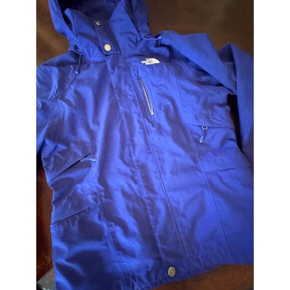 The North Face Women's Recco Hyvent Insulated‎ Hooded Ski Jacket Blue Small - Picture 8 of 12